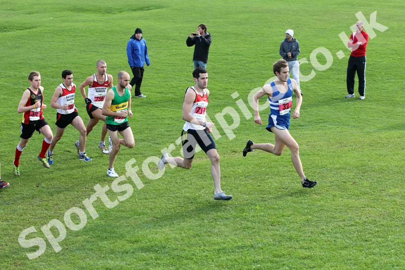 Soon after the start of the Senior Mens race, Sherman Cup, South Shields